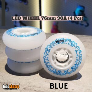 Led Wheel 76mm/90A Blue (4Pcs)