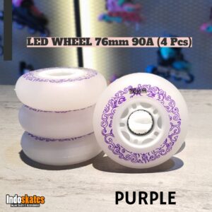 Led Wheel 76mm/90A Purple (4Pcs)